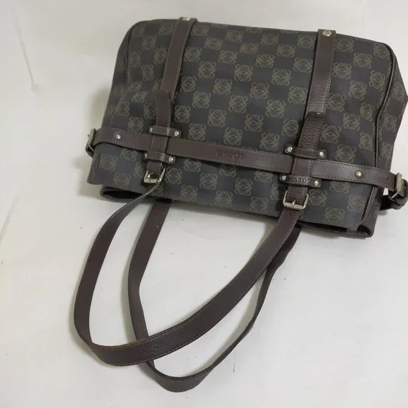 LOEWE Hand Bag Brown PVC 3028283